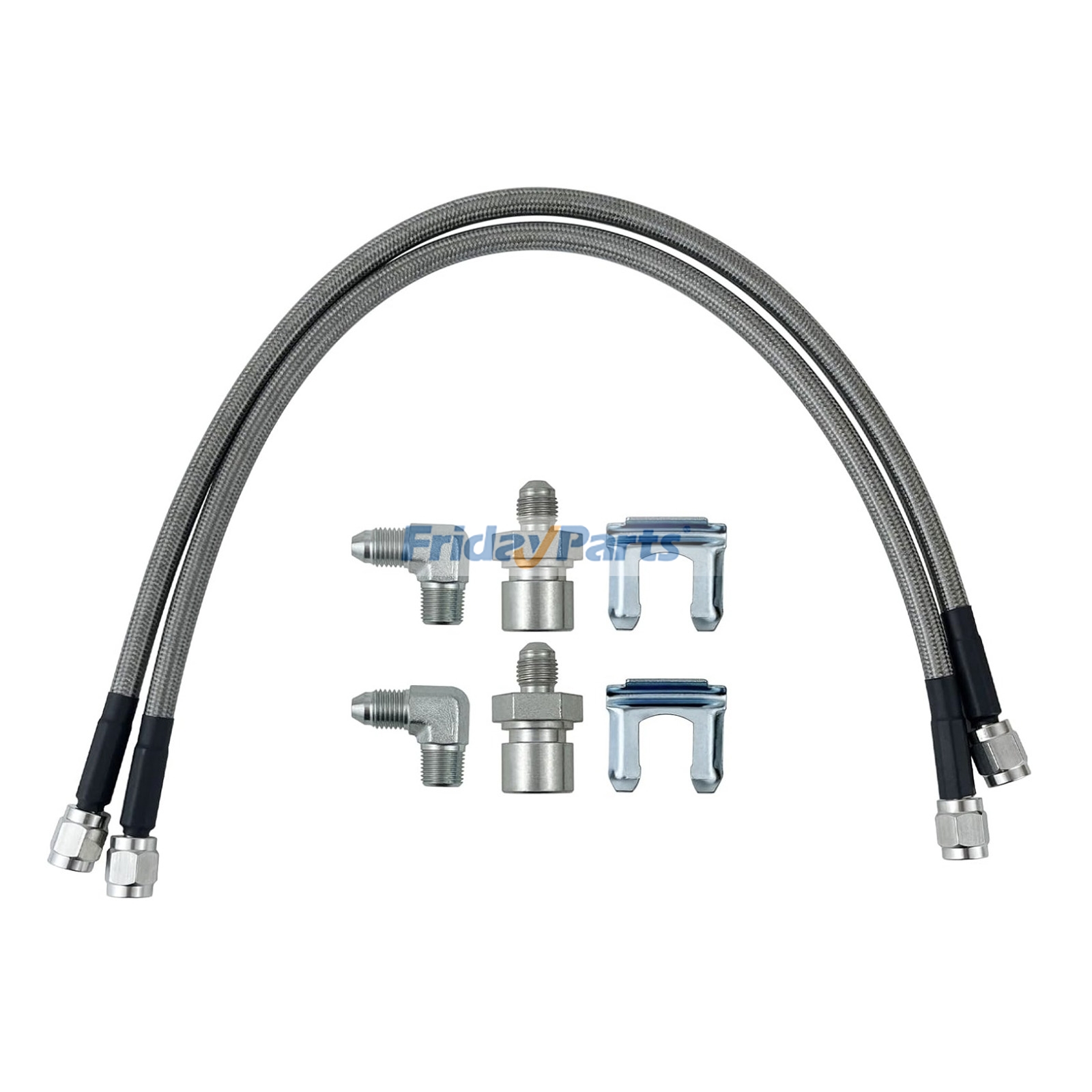 Flexline Braided Stainless Steel Kit 220-8307 for Universal Vehicle