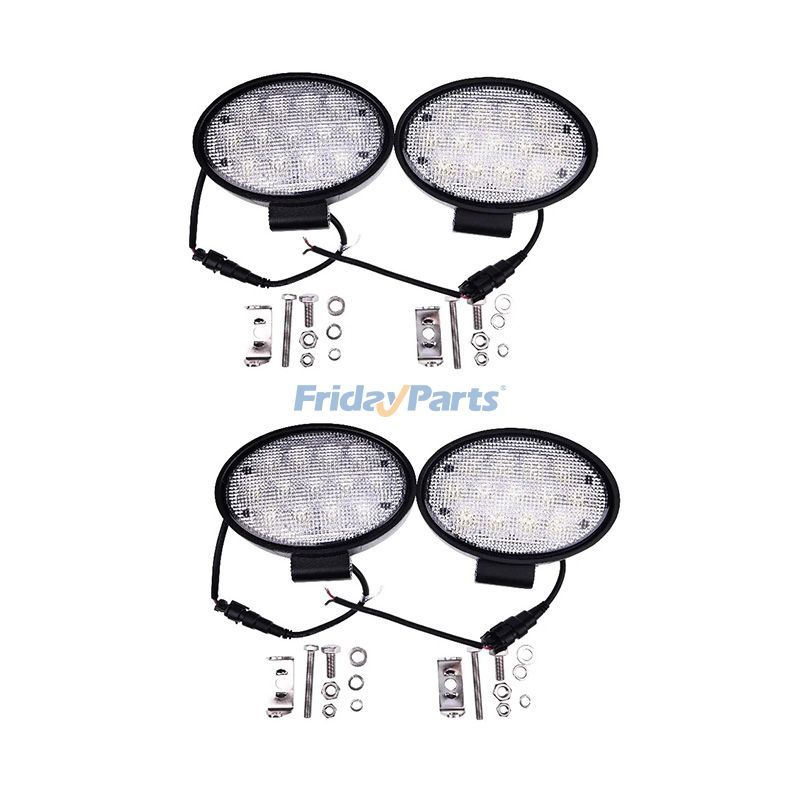4 Pieces Floodlamp AL150478 AH212576 for Johe Deere Tractor 7630 7720 7730 7820 7830 8120 8130 8220 8330 8420 8430 9220 9320 9520 9620