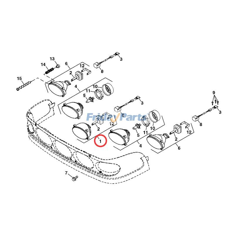 Flutlichtstrahler 8200für Traktor,Sonstiges