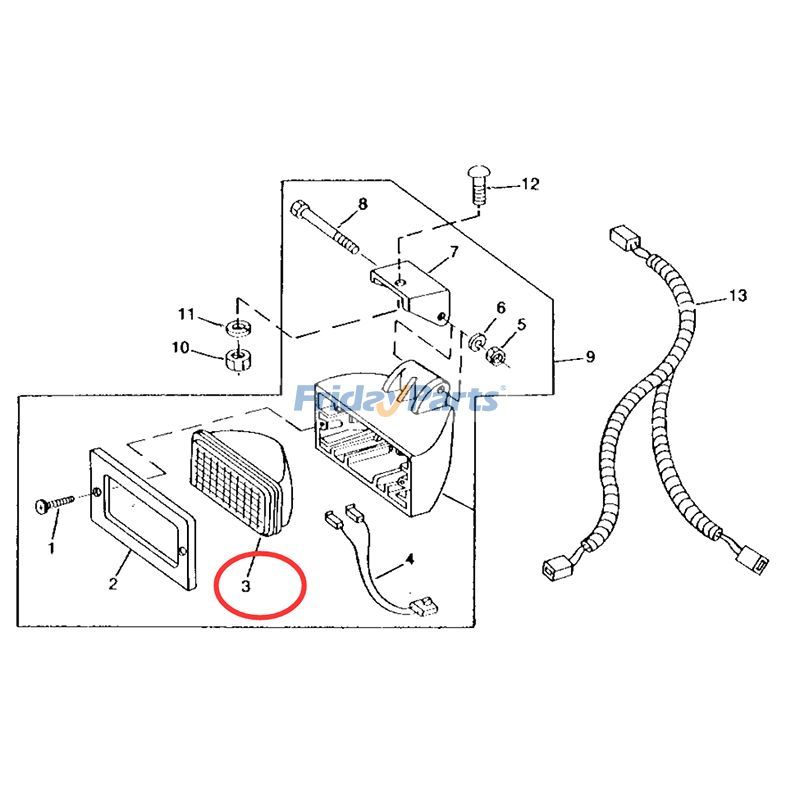 2"x5" Rectangular 10-30V 20W CREE 2000lm 6000K LED Work Light RE306510 RE161288 RE37450 RE577572 for John Deere Tractor 4040 4240 6200 6300 7210 7410 7510 8110T 8210T