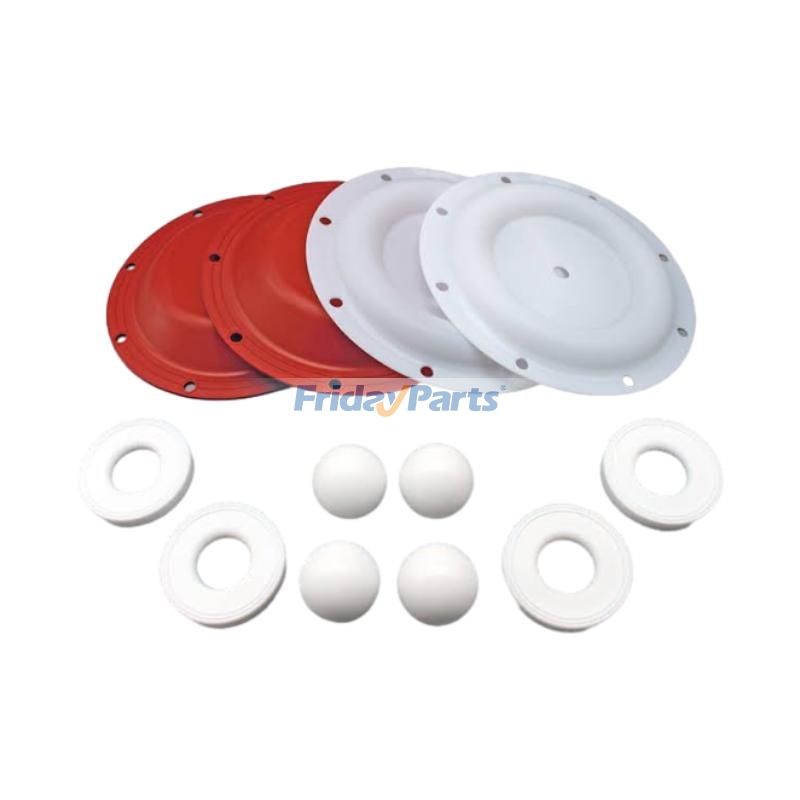 Kit de reparación de extremo de fluido 476.182.654 para bomba Sandpiper de 1/2″ S15 M15 EF15