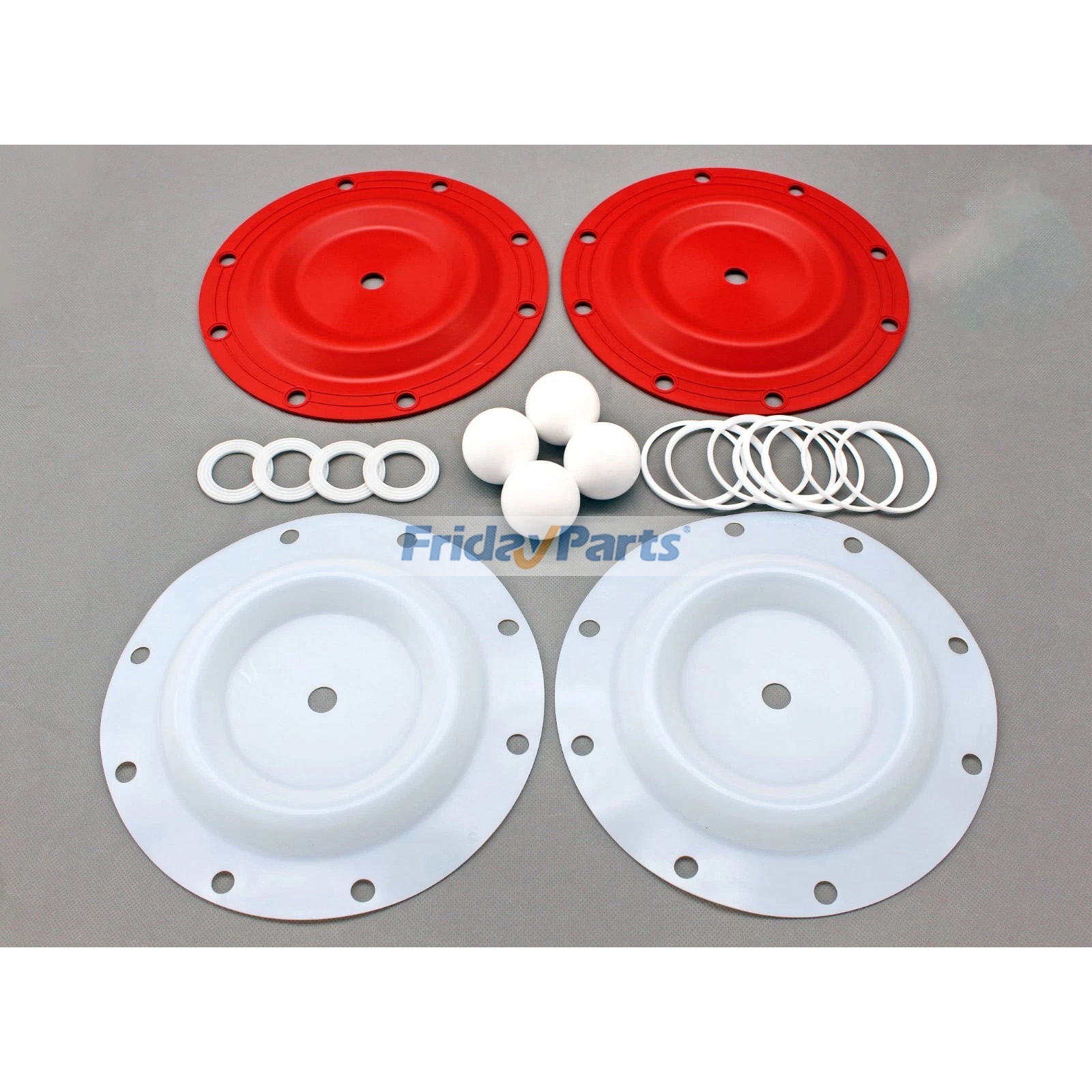 Fluid End Repair Kit Without Grease 476.197.654 for Sandpiper Air Operated Double Diaphragm Pump S1F M1F EF1F
