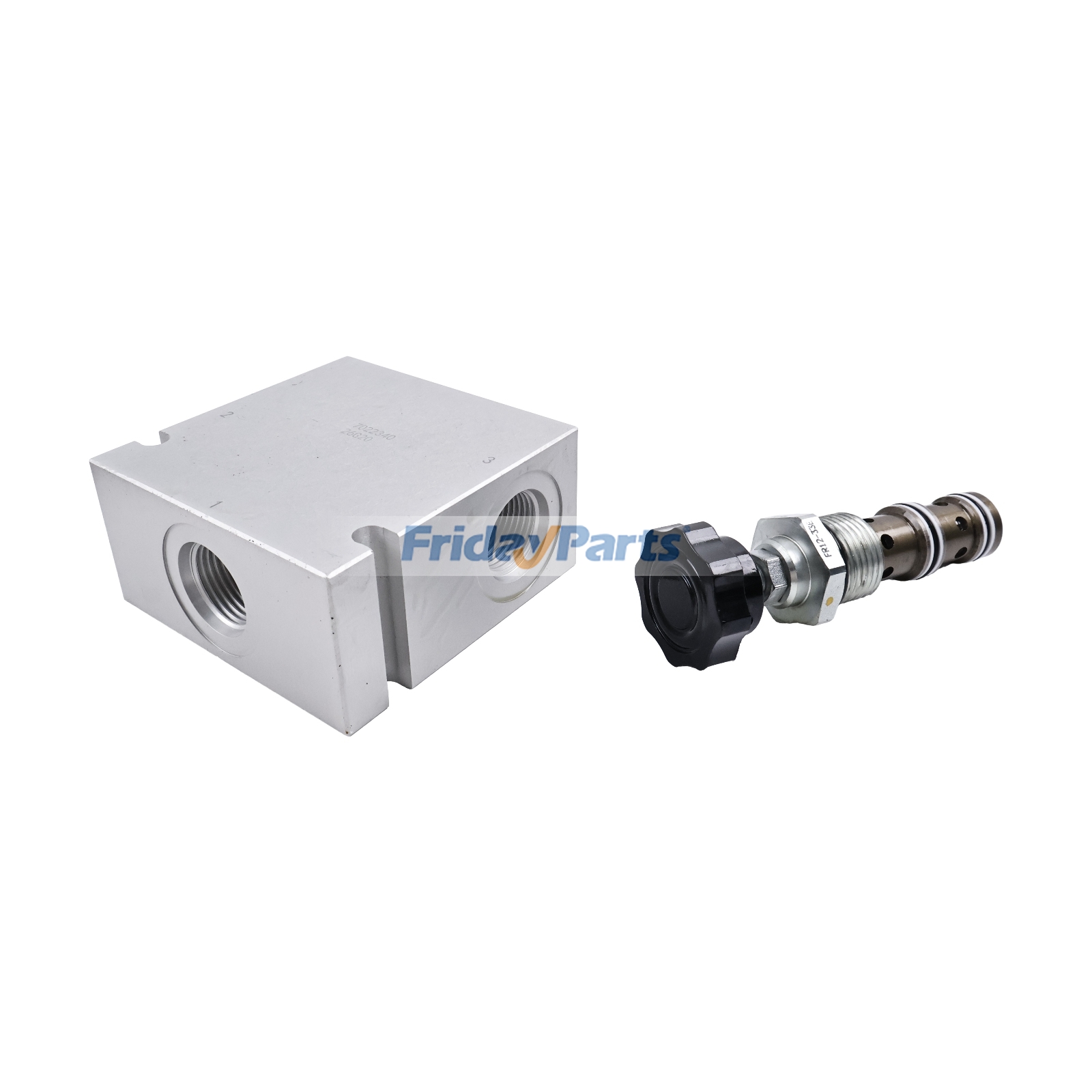 Bloque de válvulas de control del regulador de flujo de potencia fluida, repuesto para Hydraforce FR12-33E-12T-N