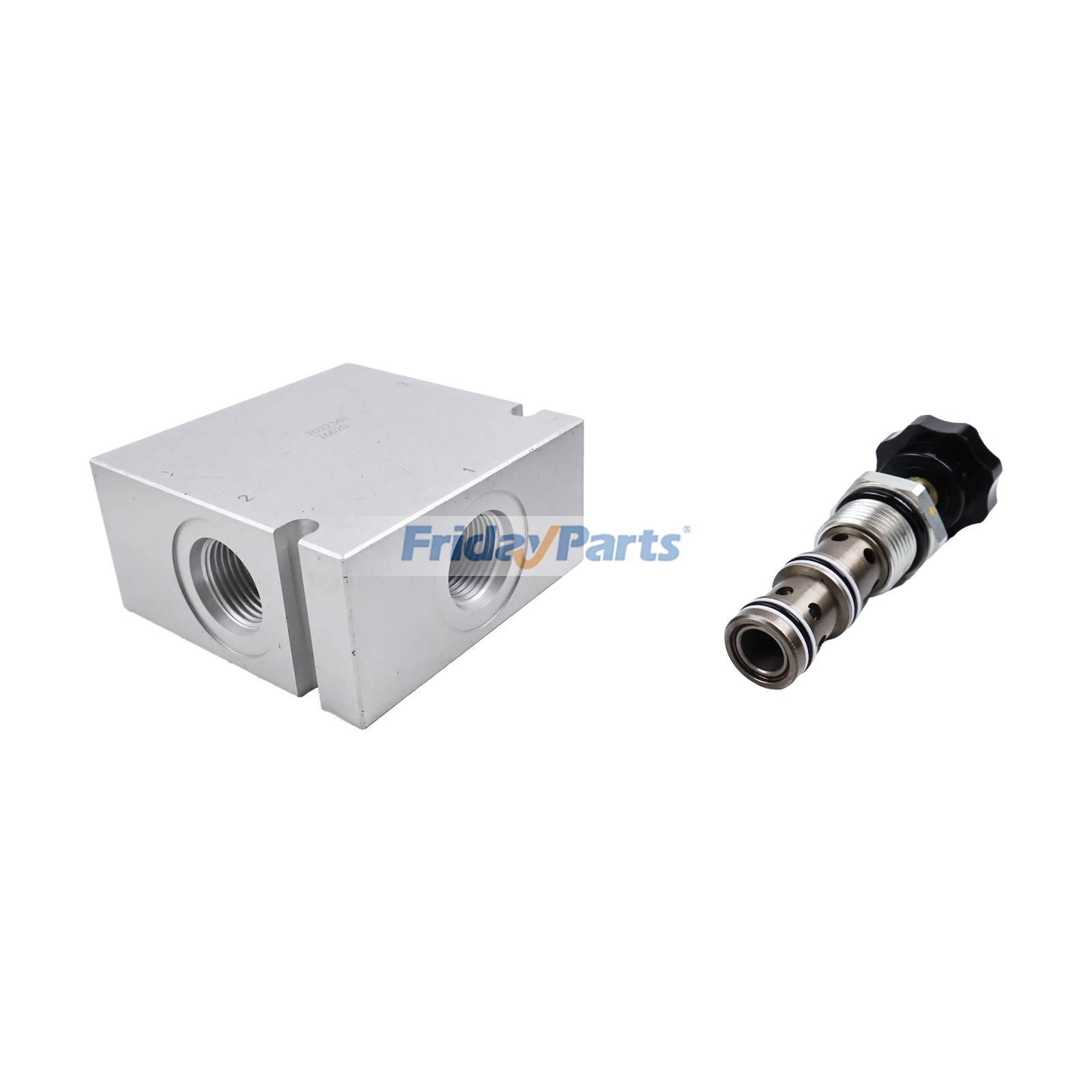 Bloque de válvulas de control del regulador de flujo de potencia fluida, repuesto para Hydraforce FR12-33E-12T-N para Topadora,Excavadora,Pala cargadora Para Hydraforce FridayParts