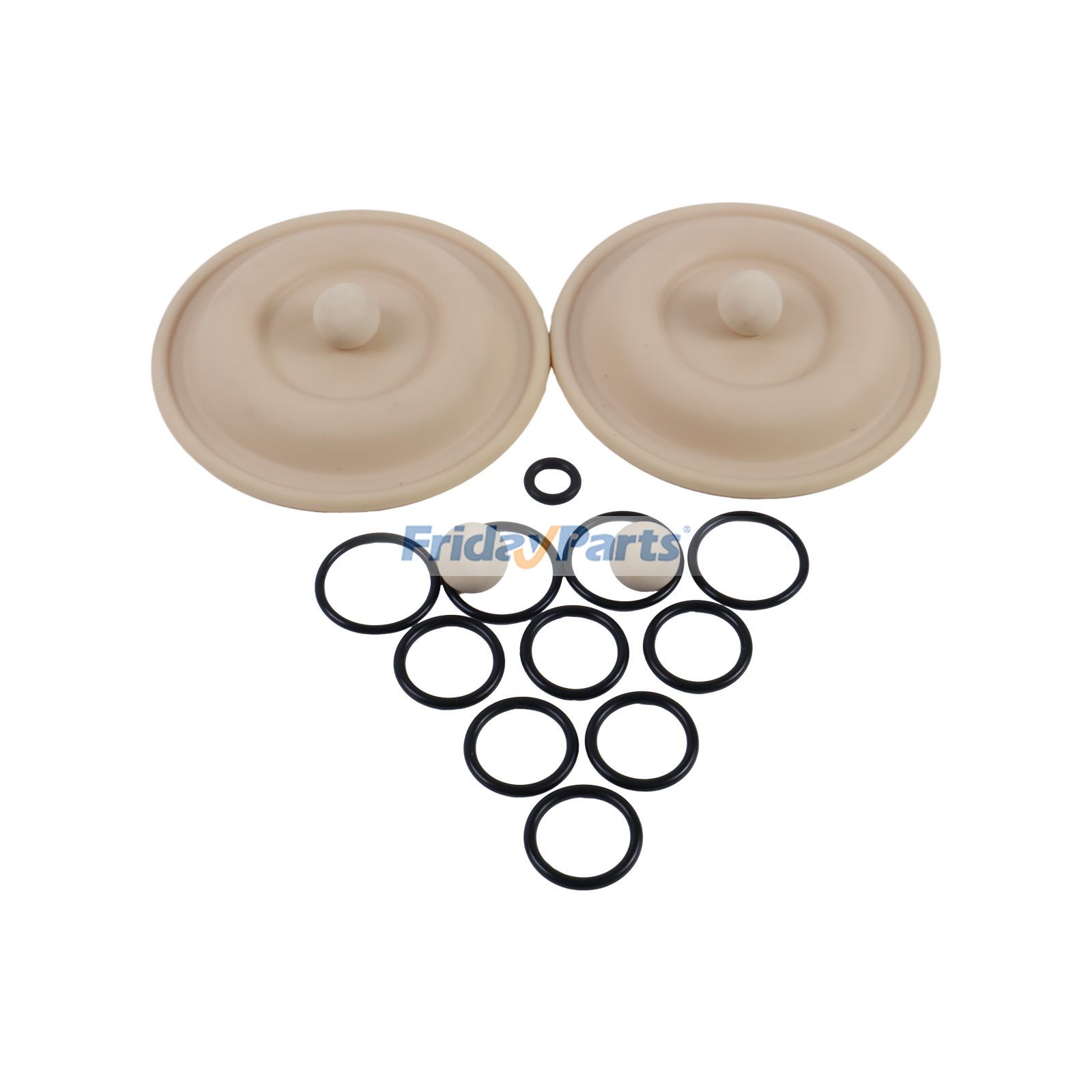 Kit de section de fluide 637140-EB pour pompe à membrane de style classique Ingersoll Rand ARO 66605X-XpourPour Ingersoll Rand