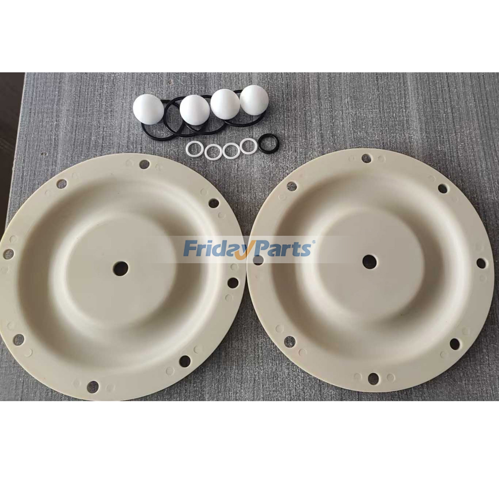 Flüssigkeitsabschnitt-Reparatursatz 637119-4B-C für Ingersoll Rand ARO-Membranpumpe