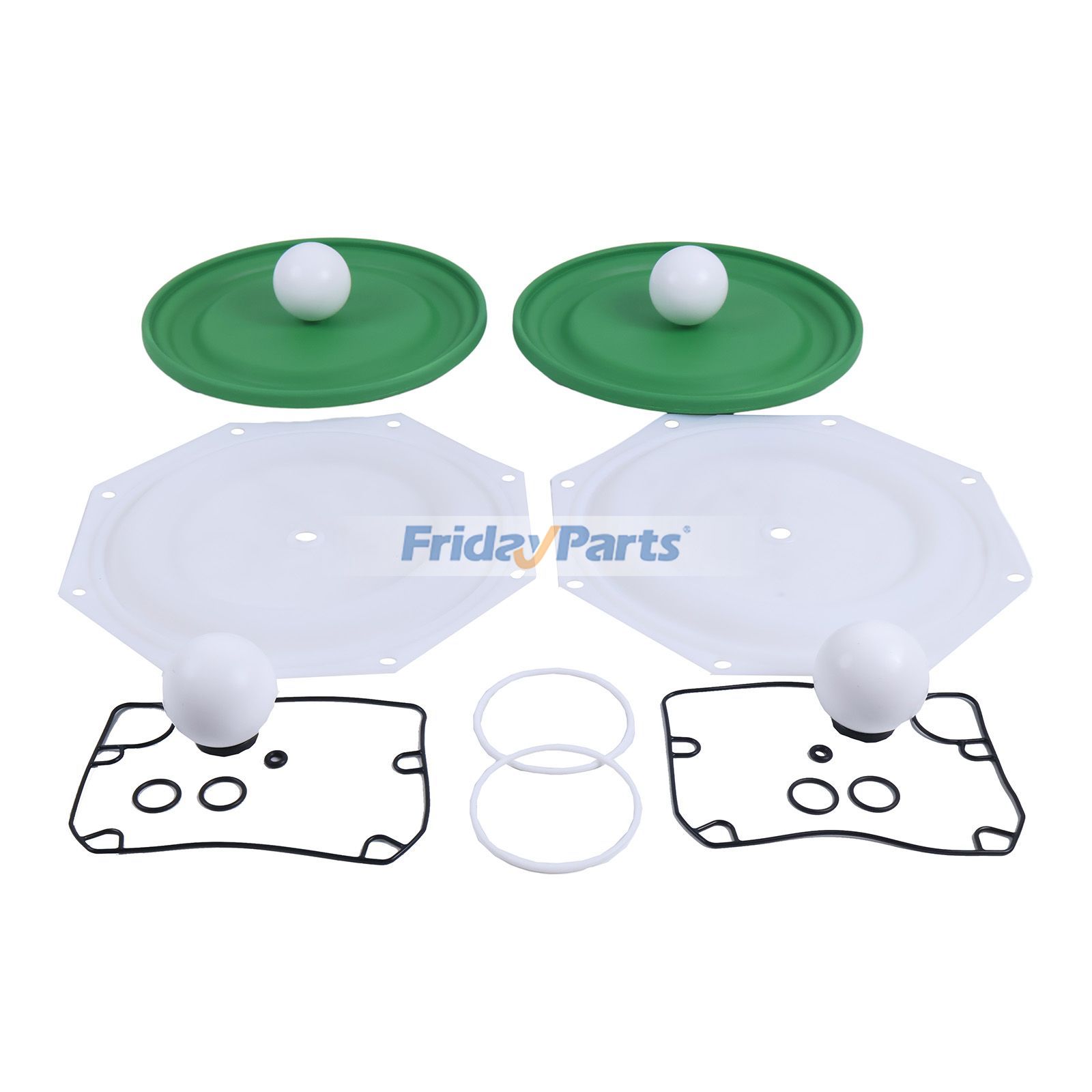 Fluid Section Service Kit 637309-TT for Ingersoll Rand ARO Diaphragm Pump