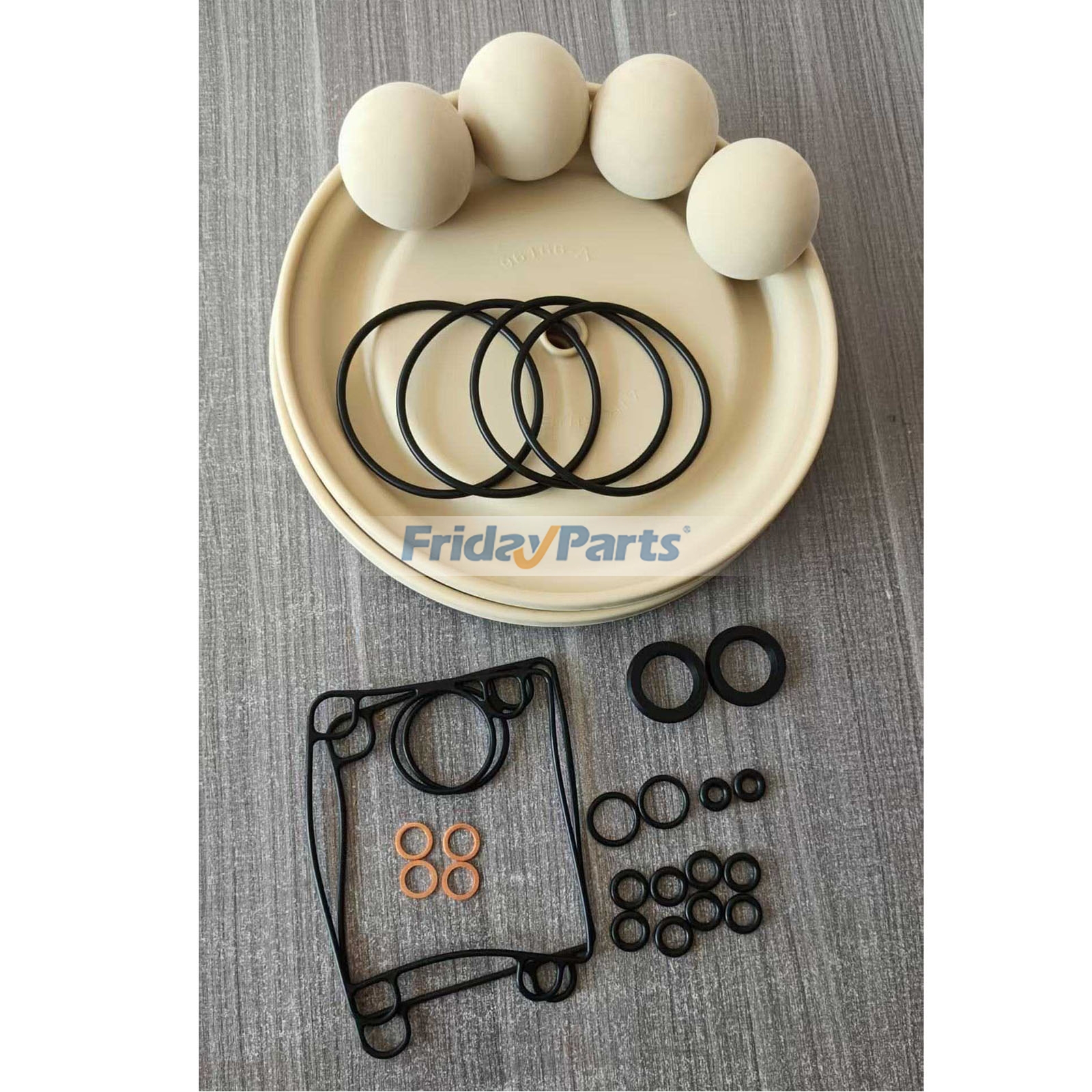 Fluid Section Service Kit 637375-AA Ingersoll Rand ARO Diaphragm Pump 6CCN2 6CCN3 6CCN8