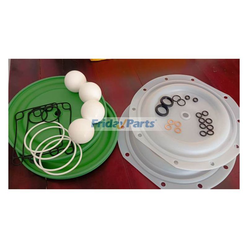 Flüssigkeitsabschnitt-Wartungssatz 637375-TT für Ingersoll Rand ARO-Membranpumpe