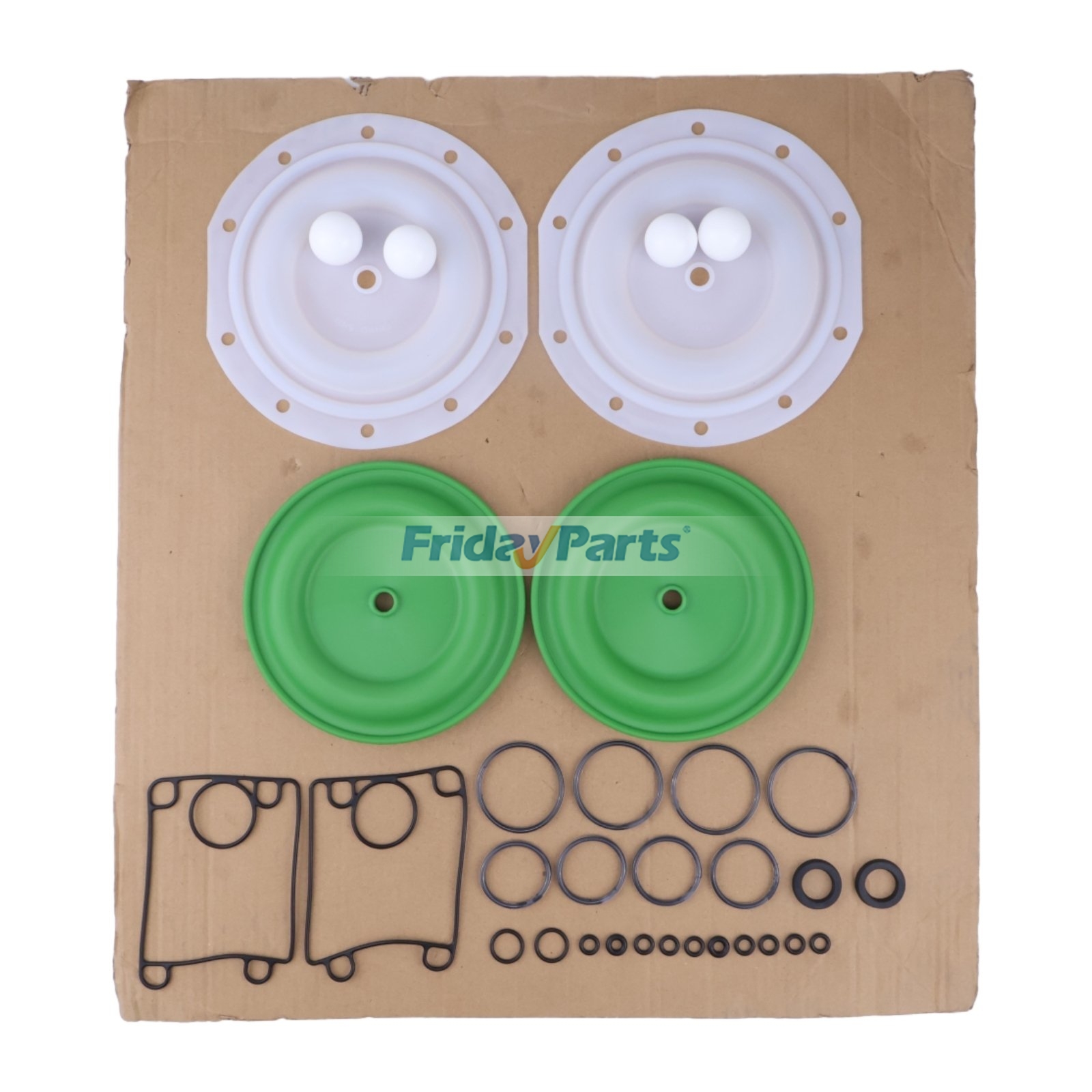 Fluid Section Service Kit 637396-TT for Ingersoll Rand ARO PTFE Air Operated Double Diaphragm Pump