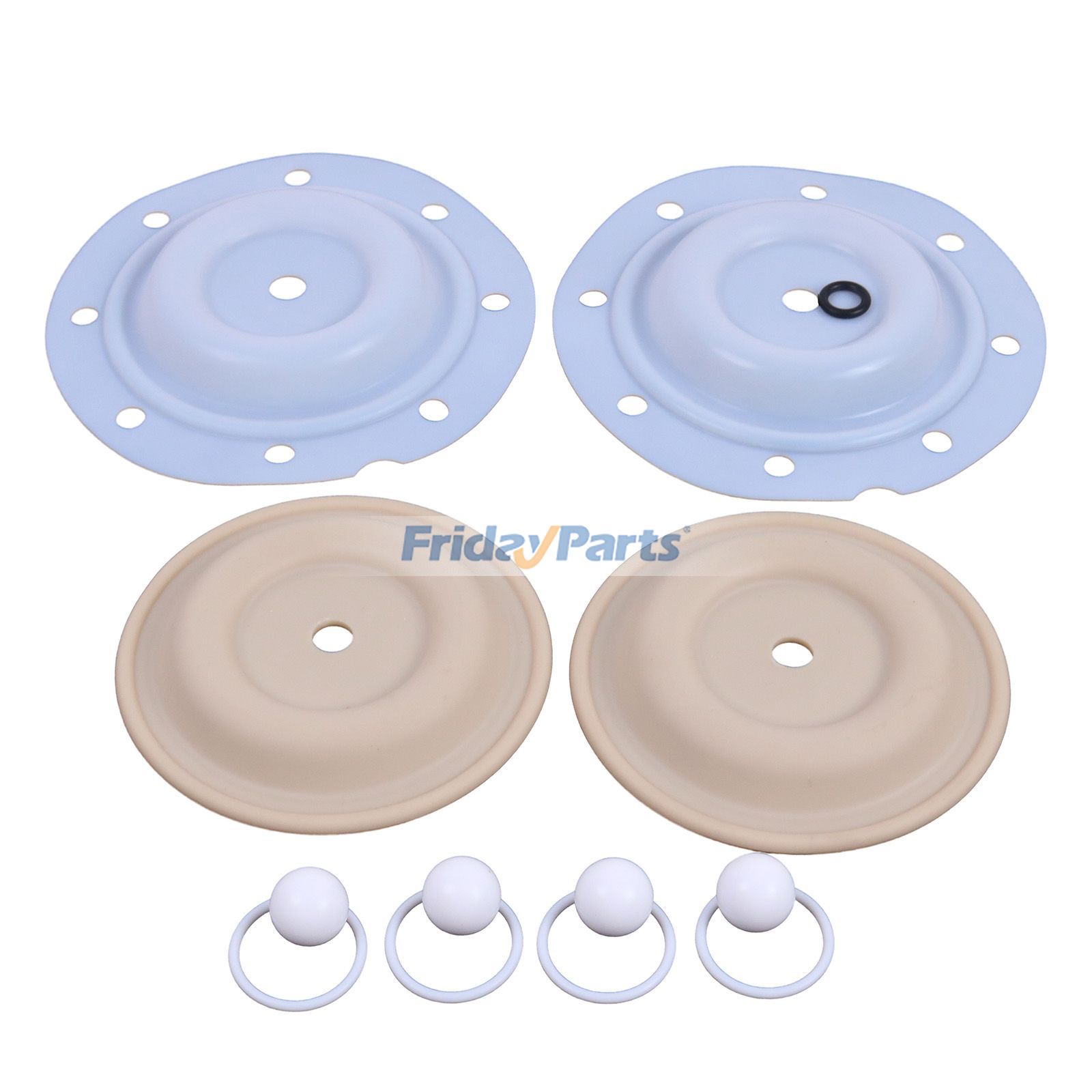 Fluid Section Service Kit 637427-TT for Ingersoll Rand ARO Air Operated Double Diaphragm Pump