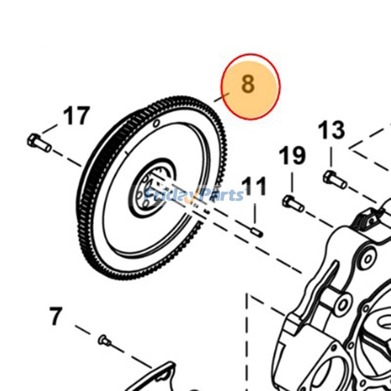 Volante 7179831 para minicargadoras Bobcat S510 S530 Para BOBCAT