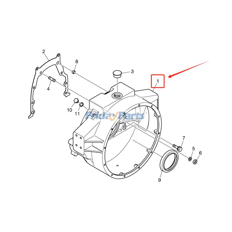 Carter de volant moteurpour Chargeur