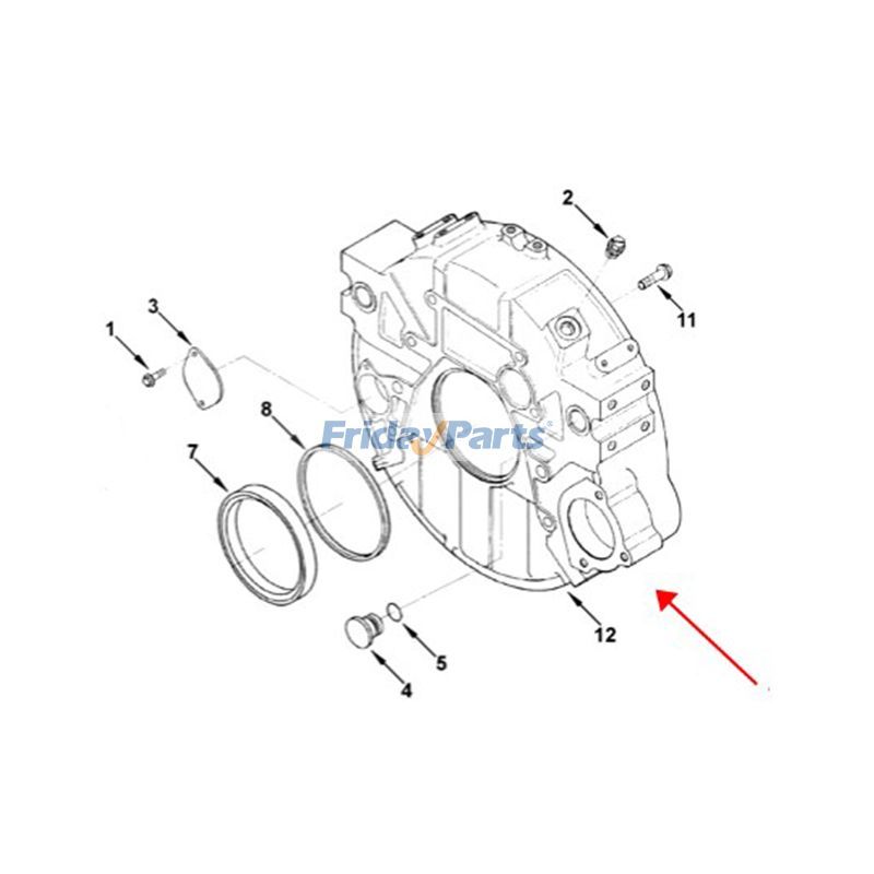 Flywheel Housing for Engine