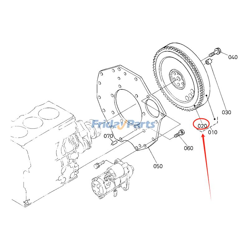 Flywheel Ring Gear for Loader,Mower,Tractor