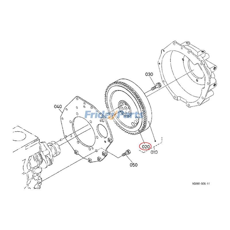 FridayParts Flywheel Ring Gear