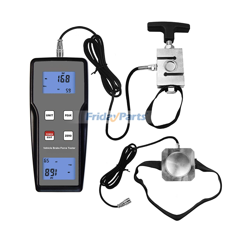Testeur portable numérique FM-204PB de force de freinage pour pédale de véhicule, 100 kgf / 1000 N / 220 lbf, qualité supérieure, garantie 3 ans