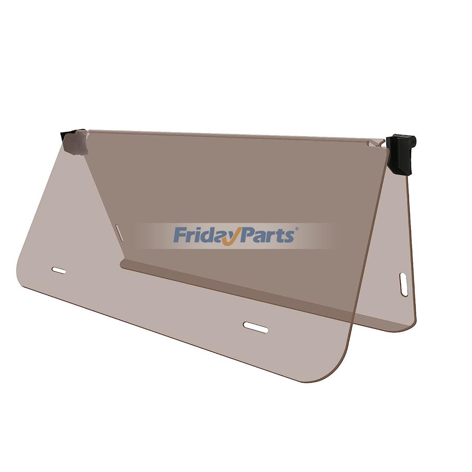 Fold Down Impact Resistant Windshield for Golf Cart