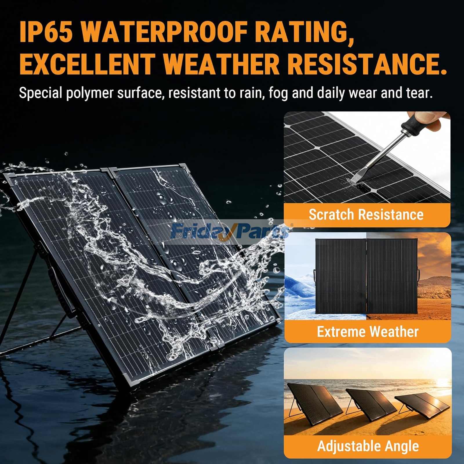 Foldable Monocrystalline Solar Panel Kit compatible with Others