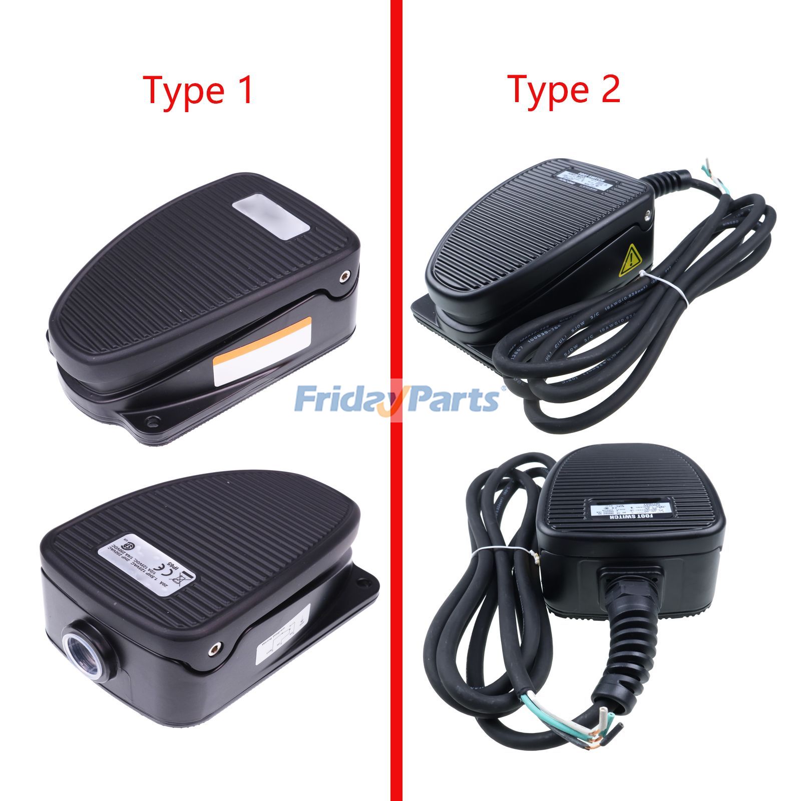 Foot Control Switch for Excavator,Loader