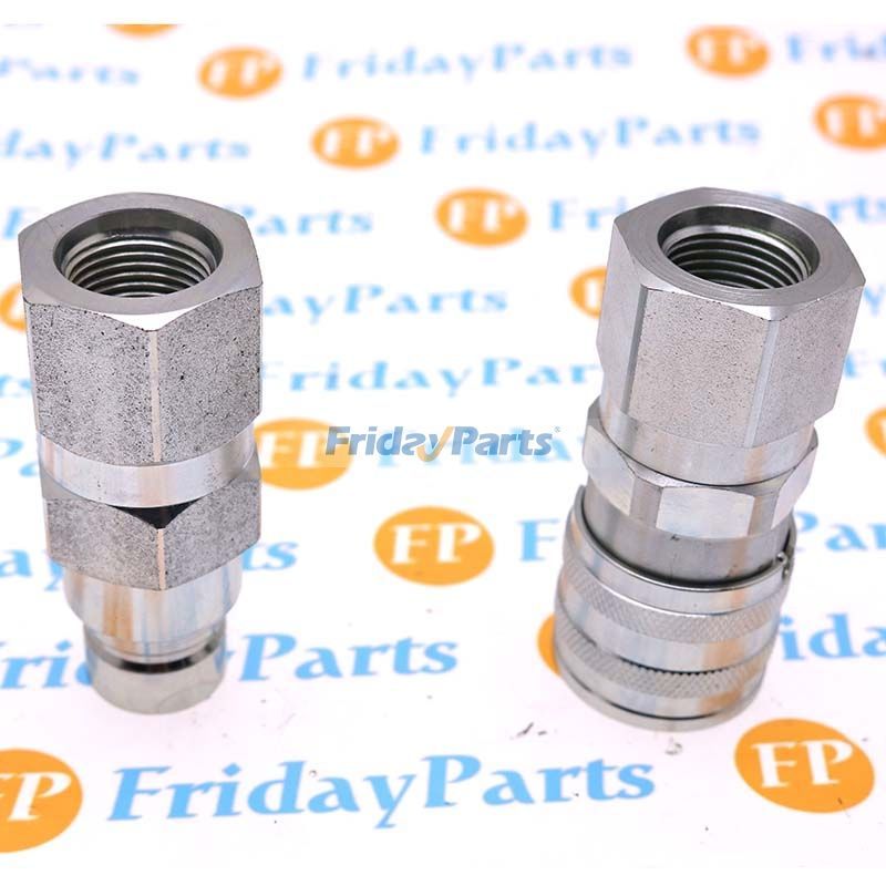 For ASV 5/8" SAE Flat Face Hydraulic Quick Connect Coupler Set in Stock in China