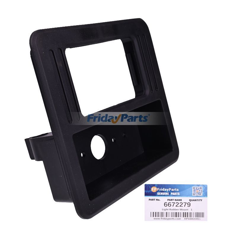 Light Rubber Mount 6672279 for Bobcat A220 A300 A770 864 T110 T140 T180 T190 T200 T250 553 751 753 763 773 863 963 S100