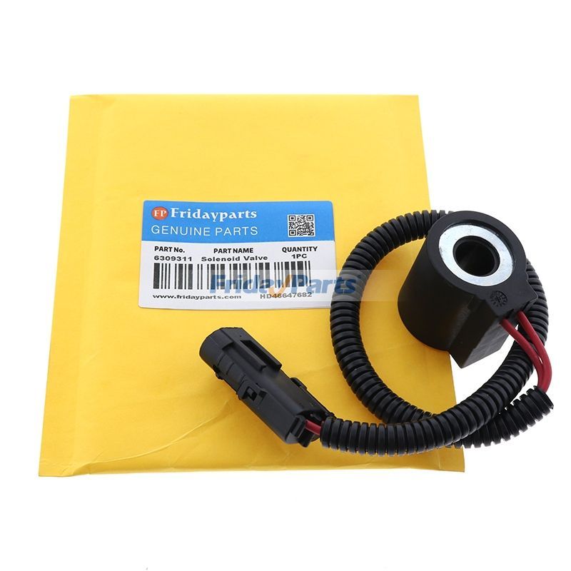 12V Solenoid Valve Coil 6309311 6671025 for Bobcat Loader S100 S130 S150 S160 S175 S185 S205 S220 S250 S300 S330 S70