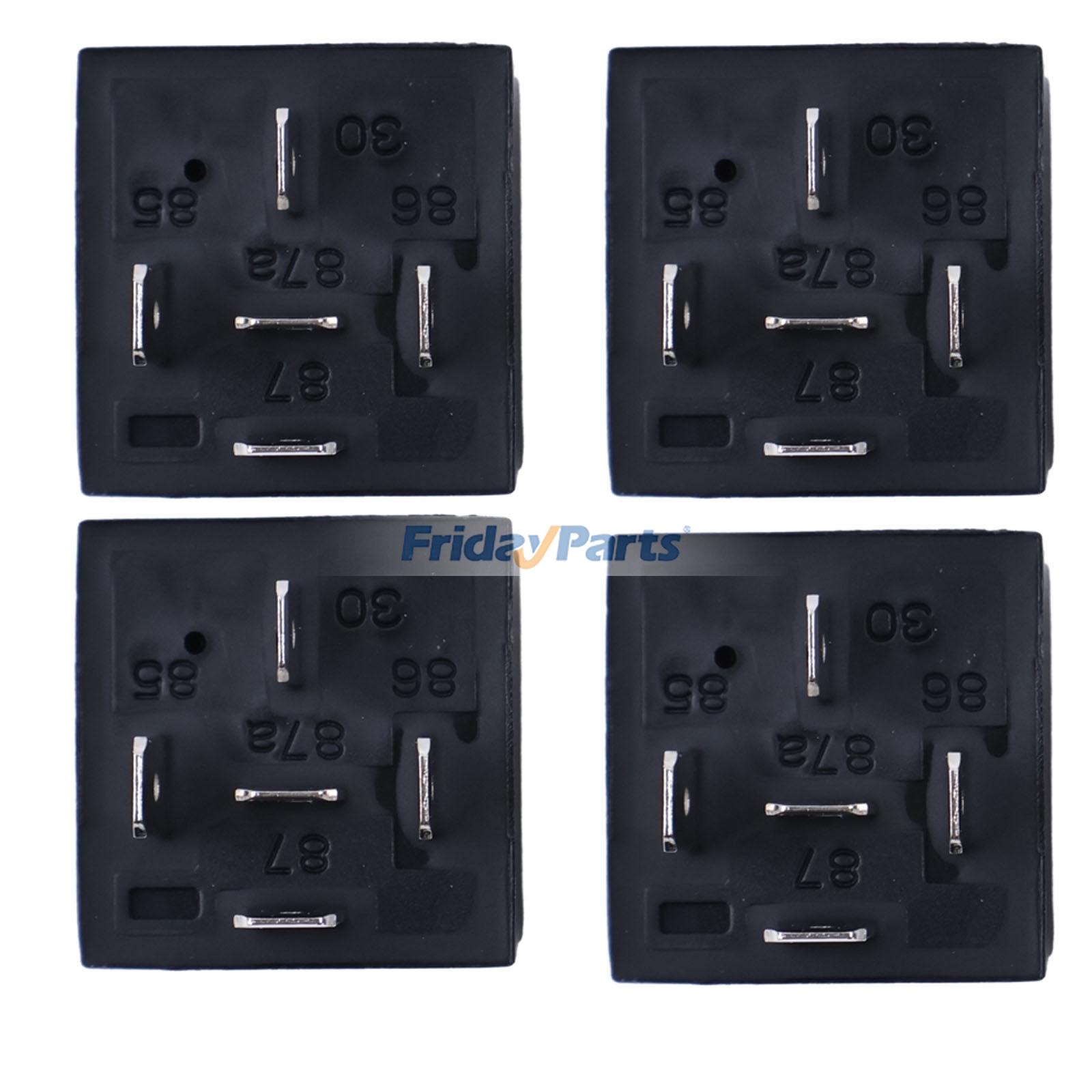 Interruptor de relé magnético de 12 V, 4 piezas, 6679820 para Bobcat 463, 553, 751, 753, 763, 773, 863, 864, 873, 883, 963, A220, A300, A770 de FridayParts