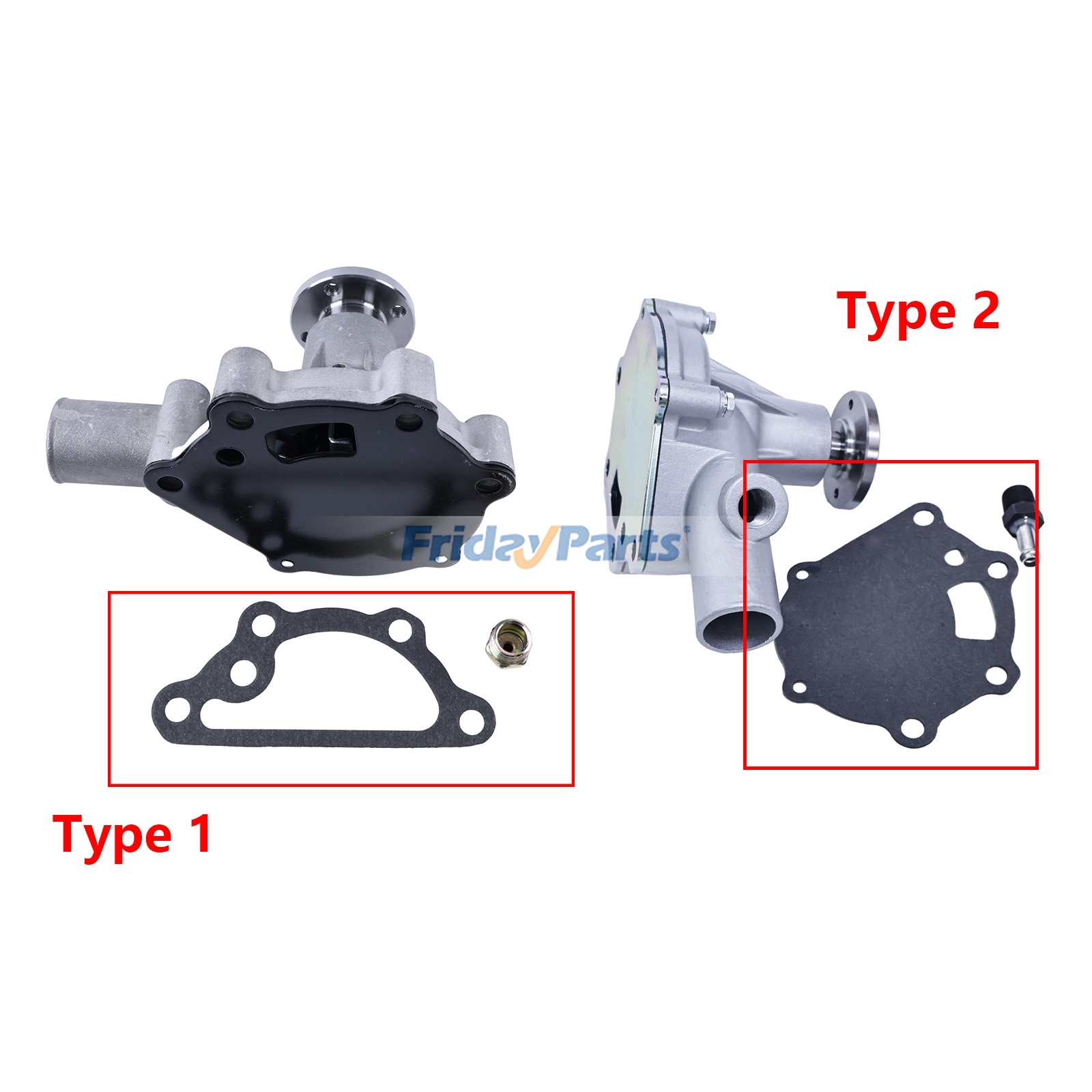 Bomba de agua con junta 1273085C91 1962912C1 para tractor CASE IH 234 235 244 245 254 255 265 275 1120 1130 1140 Para CASE