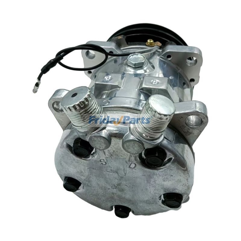 Sanden SD5H11 A/C Compressor 47741863 84321962 for New Holland L218 L220 CASE SR175 SV185 Skid Steerr Loader Sanden SD5H11 A/C Compressor 47741863 84321962 for New Holland L218 L220 CASE SR175 SV185 Skid Steerr Loader