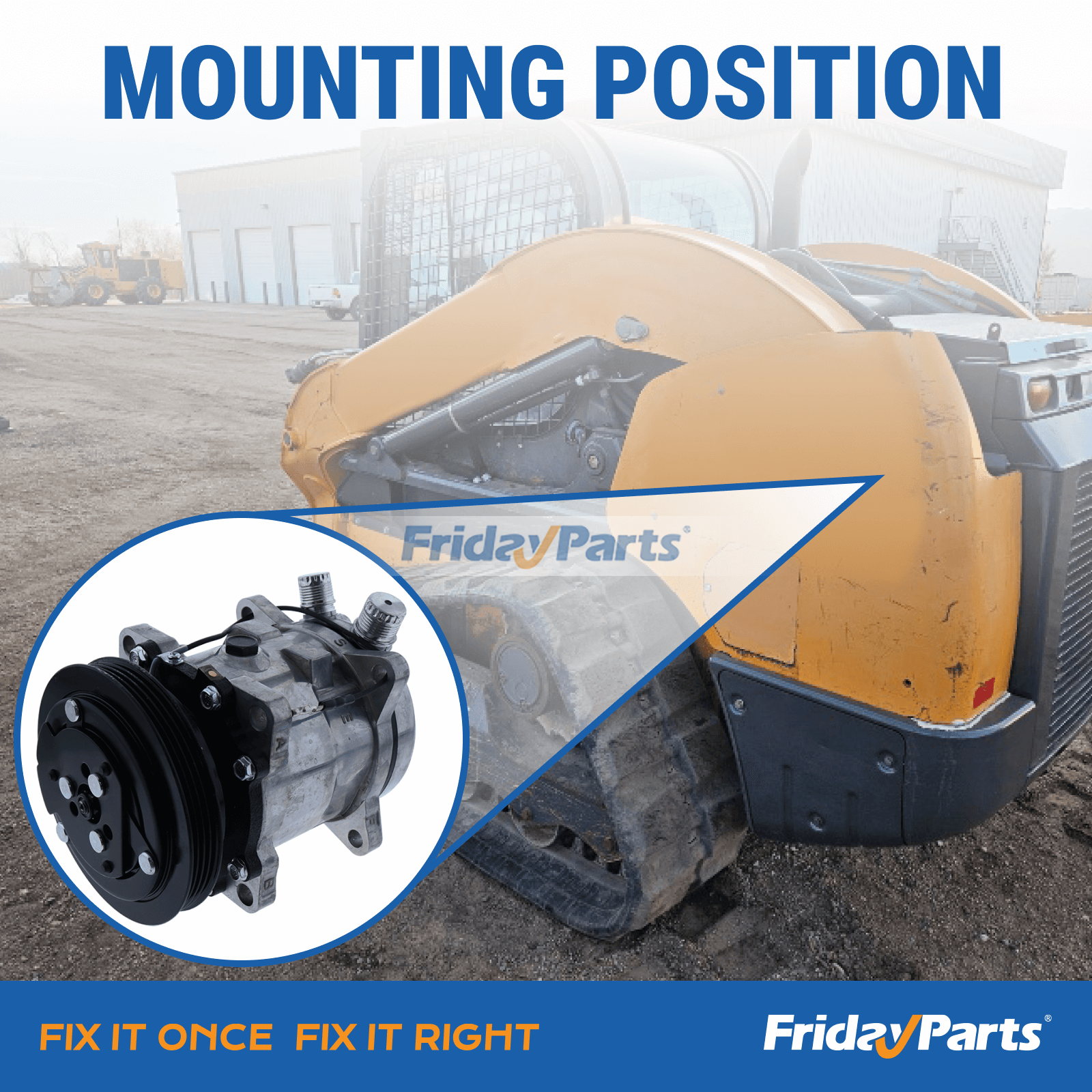 SD5H11 A/C Compressor 6372 84321961 47741862 for CASE Loader TR340 TV380 SV250 SV280 SV300 TR270 SV340 TR310 TR320 SR200 SR210 SR220 SR240 SR250 SR270