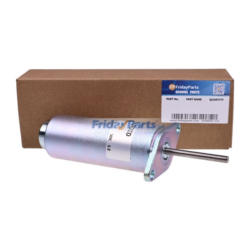 12V Stop Solenoid 110-6466 6T-4121 for Caterpillar Engine  3306B 3406B