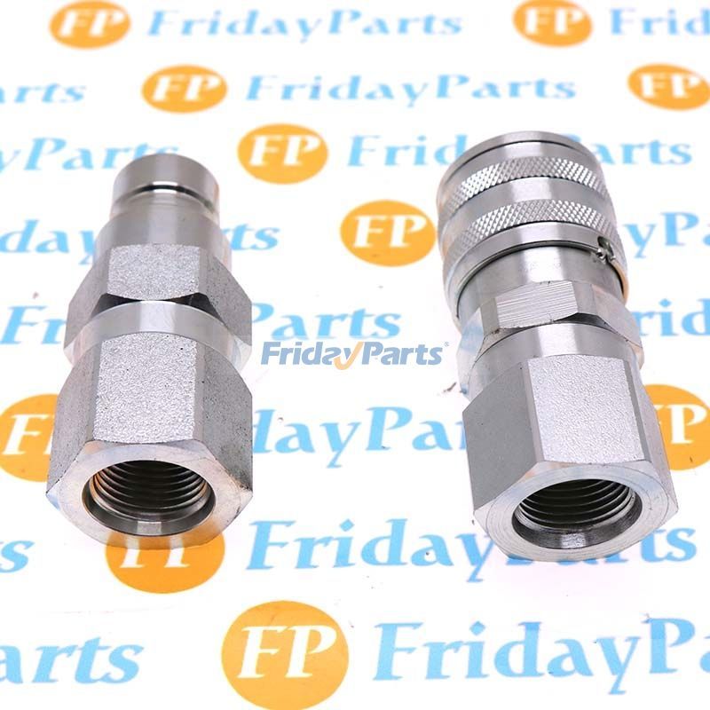 erpillar CAT5/8" SAE Flat Face Hydraulic Quick Connect Coupler Set in Stock in China