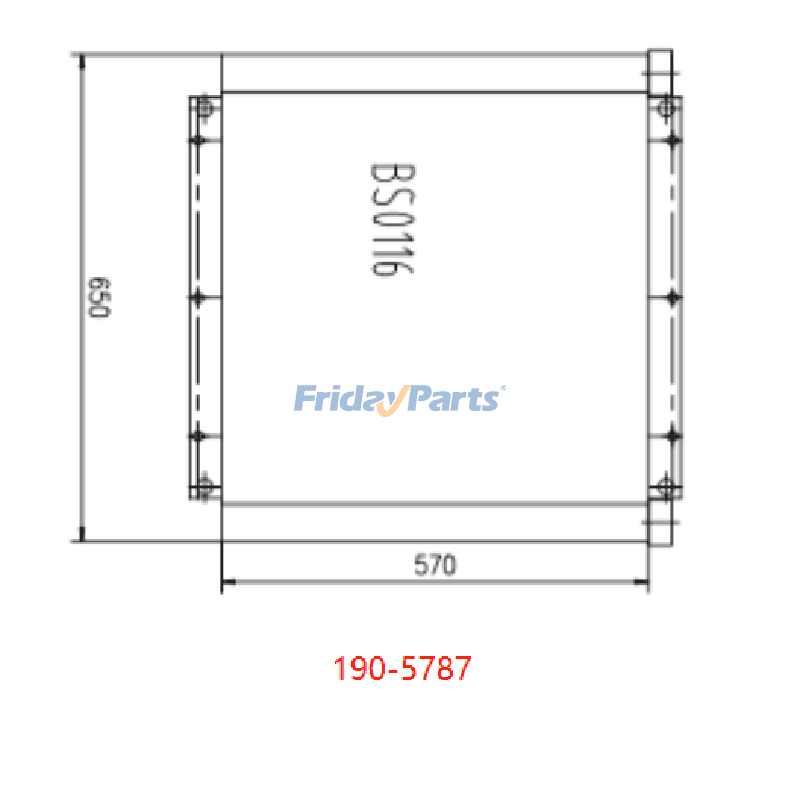 Refroidisseur d'huile hydraulique CAT erpillar pour Pelle Pour CAT