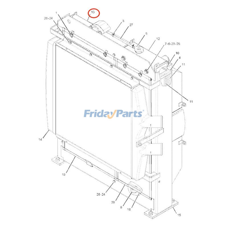 Hydraulic Oil Cooler for Engine,Excavator
