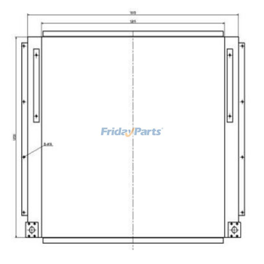 Für Caterpillar Bagger CAT 365B 365B II 365B L Motor 3196 Hydraulikölkühler 162-6274 210-8120