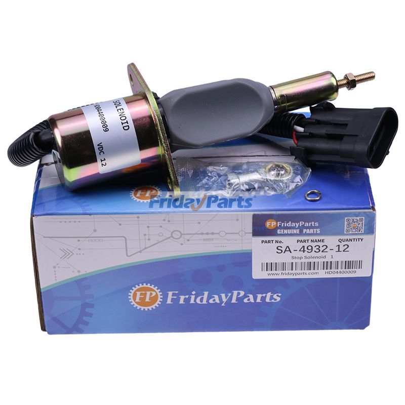 12V Stop Solenoid SA-4932-12 3990772 for Cummins Engine 