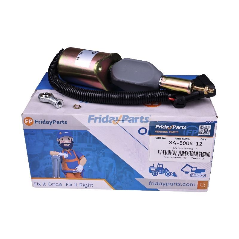 12V Stop Solenoid SA-5006-12 3964621 for Cummins Engine 6CT