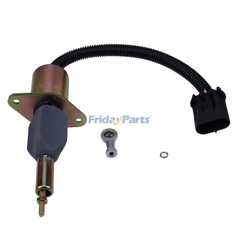 Válvula Solenoide de Parada 24V 3990773 para Motor Cummins 6CT 6CT8.3 FridayParts