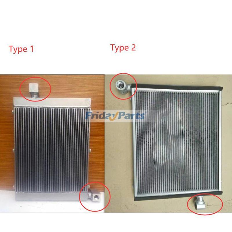 Refroidisseur d'huile hydraulique Doosan DX60pour Pelle