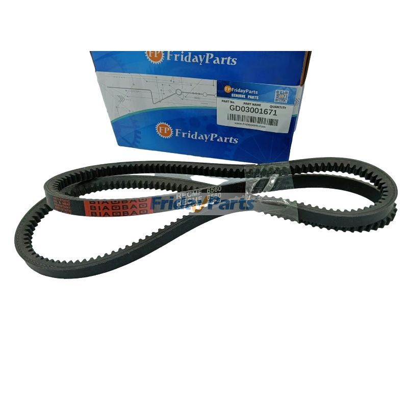 For Doosan P158LE P180LE P222LE Engine V Belt Set 65.96801-0013 65.96801-0103