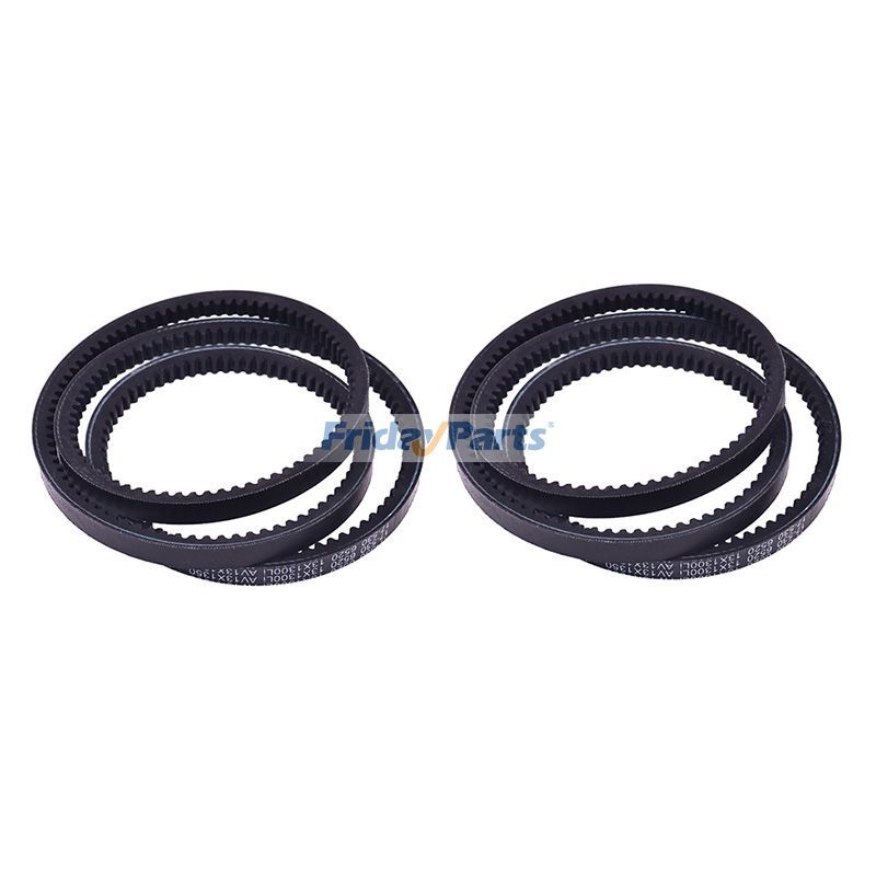 2 Generator V Belts 2106-9028 65.96801-0061 for Doosan