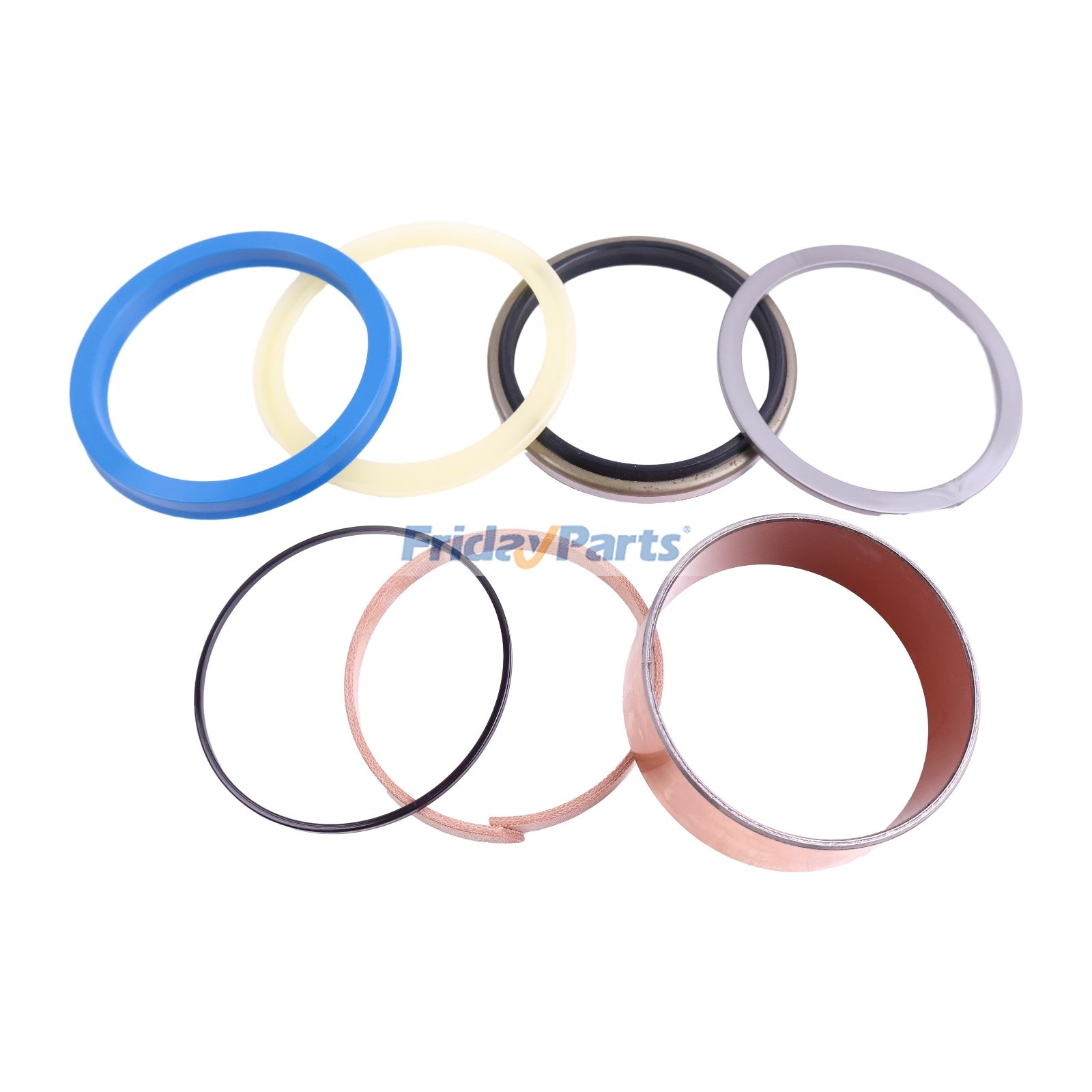 Kit de joint de cylindre de var de godet de bras de flèche pour excavatrice Fiat-Hitachi FH130-3 FH150-3 FH200-3 71445694 71447625