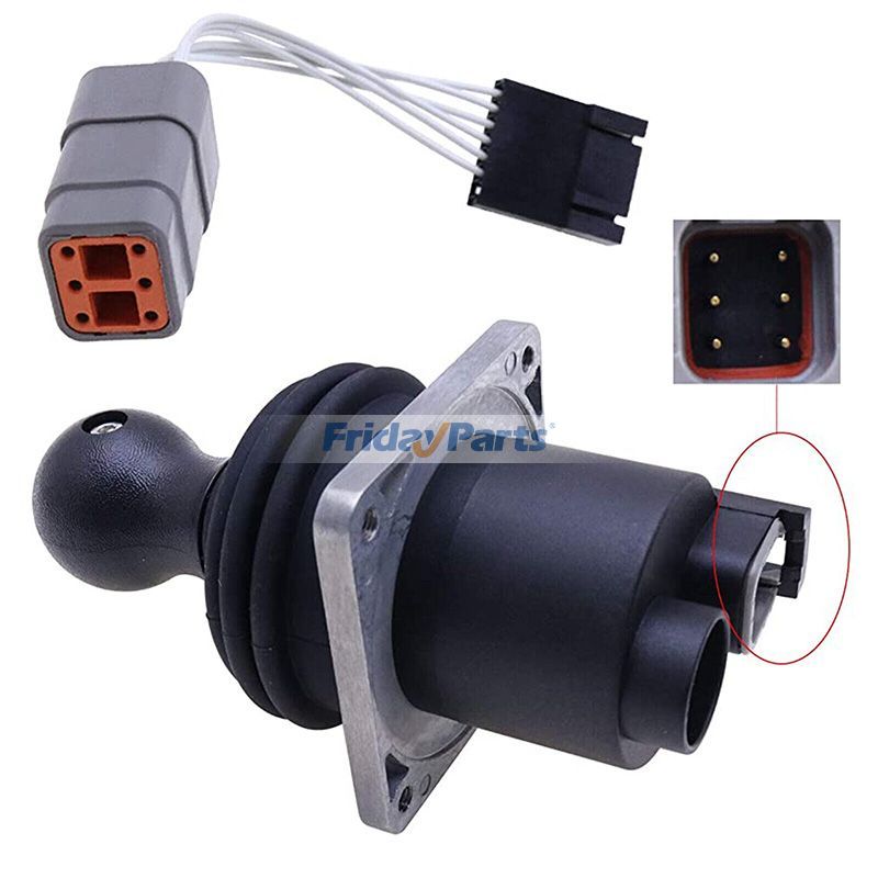 Contrôleur de joystick à axe unique avec adaptateur de harnaispour Nacelle Élévatrice