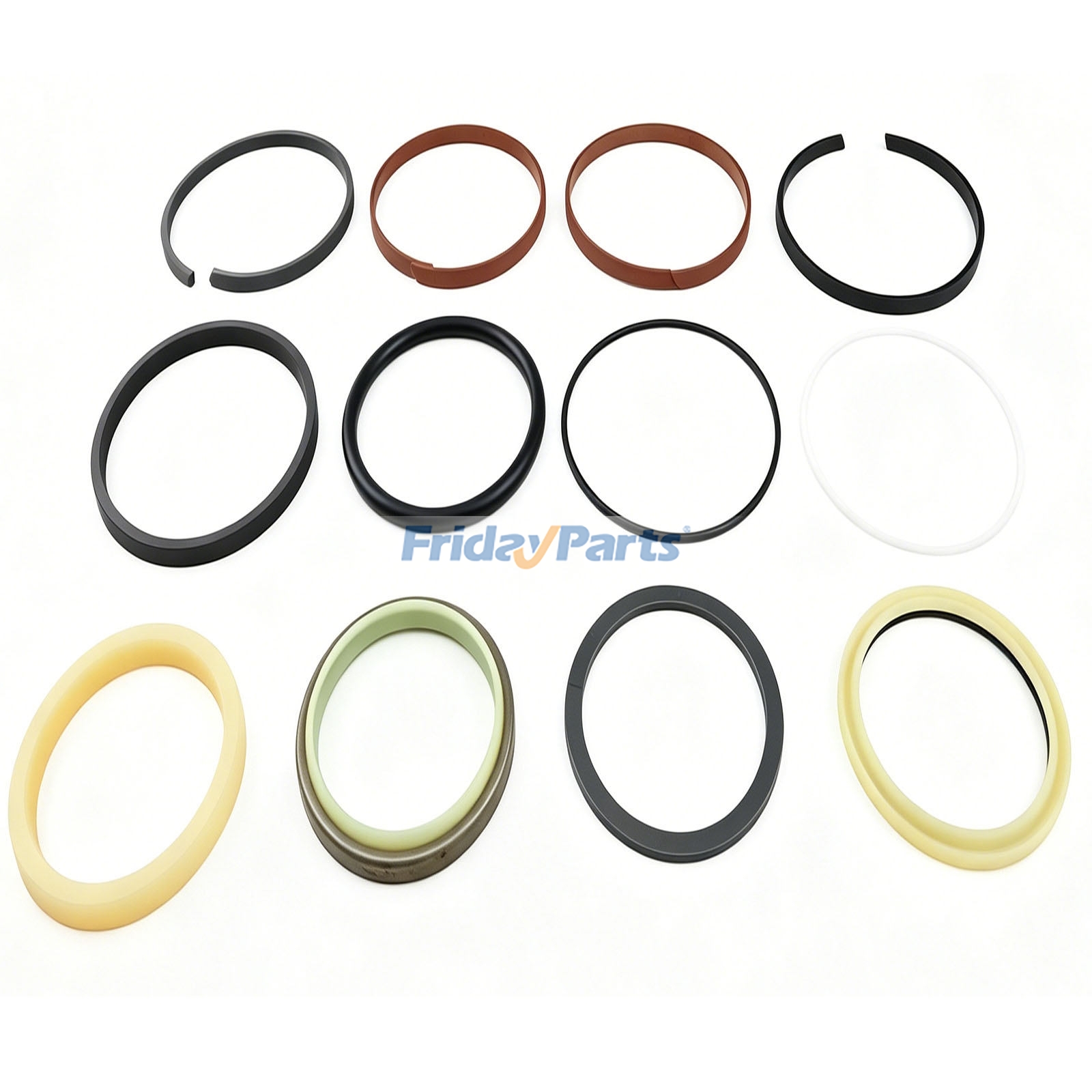 Bucket Cylinder Seal Kit compatible with Excavator
