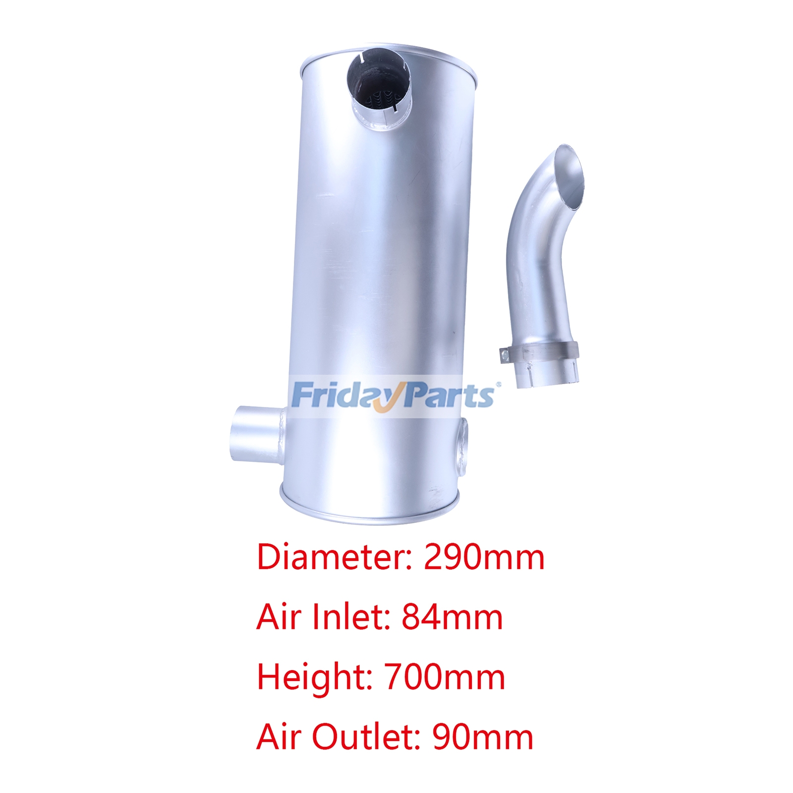Muffler Silencer for Excavator