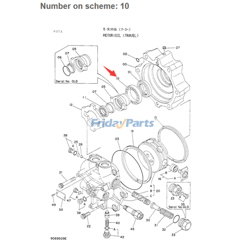 Travel Motor Ball Bearing for Excavator