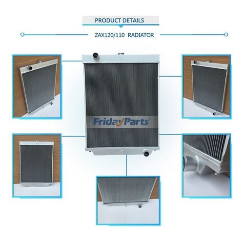 Zx120 Radiator For Hitachi Excavator ZX110 ZX120 ZX130H ZX125US ZX135UR Water Tank ...