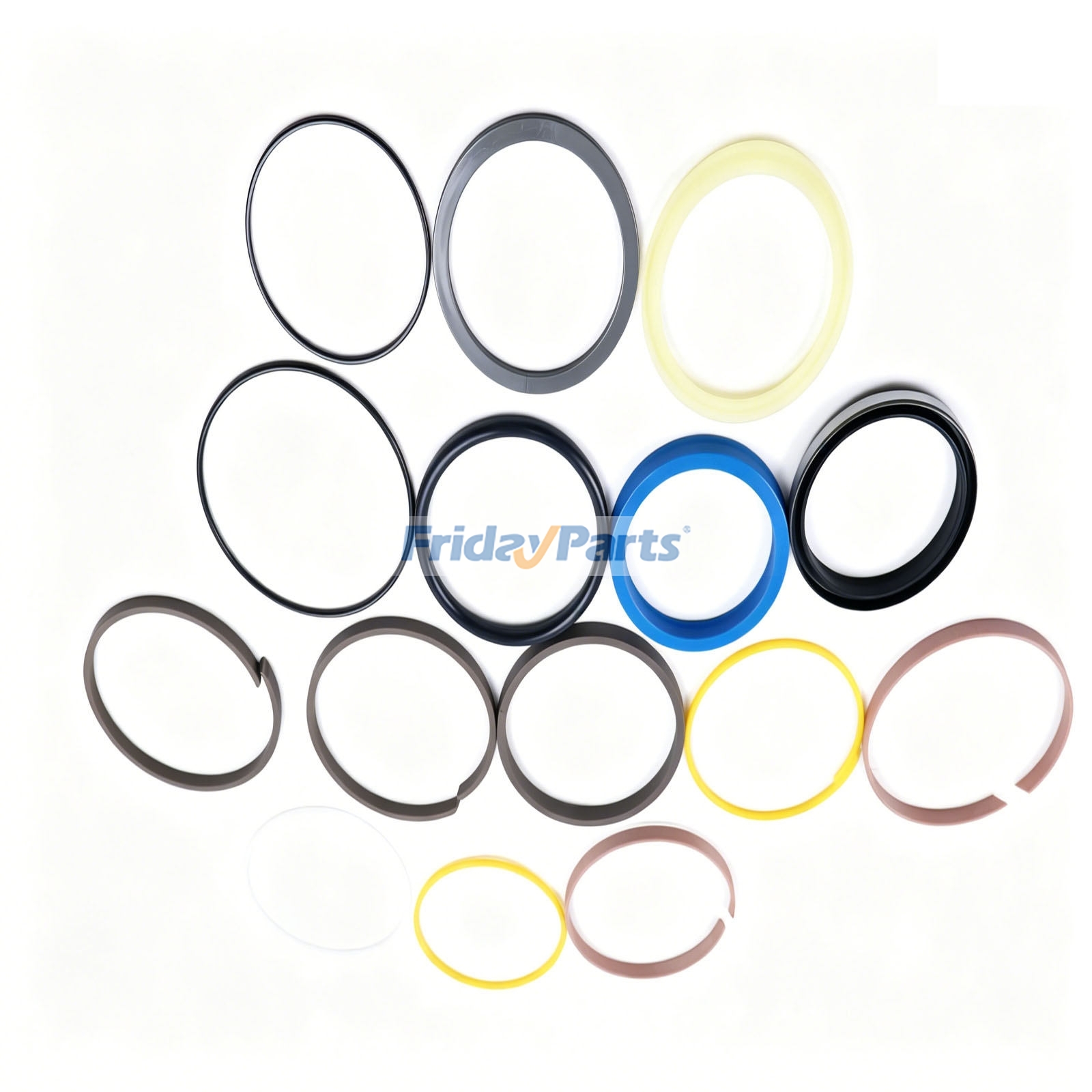 Bucket Cylinder Seal Kit compatible with Excavator