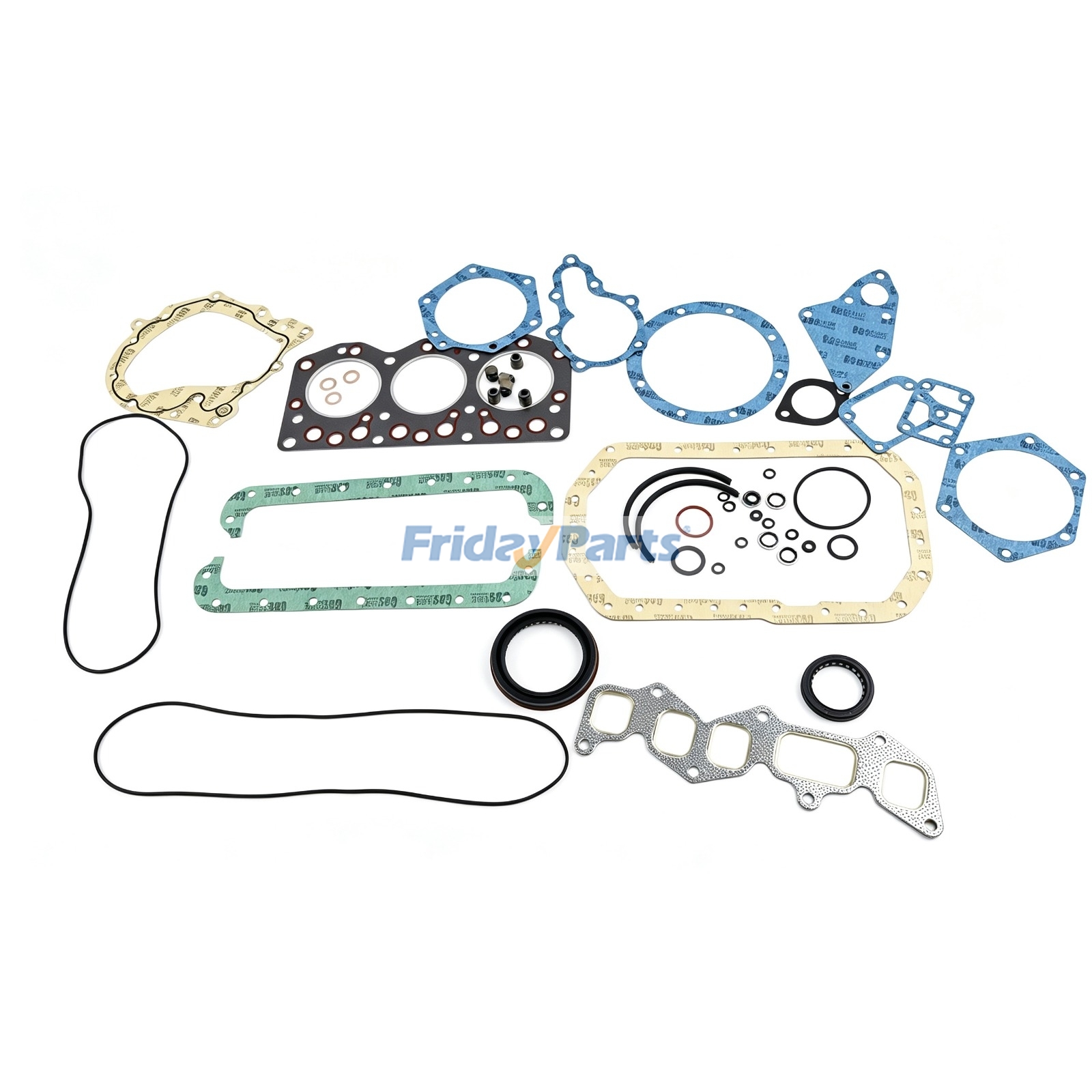 Overhaul Gasket Kit for Isuzu Engine 3AB1 Hitachi Excavator EX50UR Iseki Tractor TS3510 TS3510F